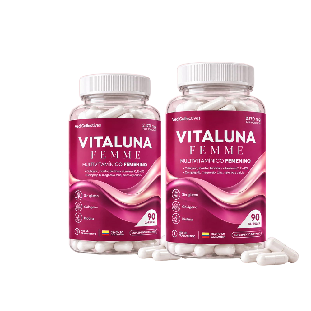 2 frascos de Vitaluna Femme