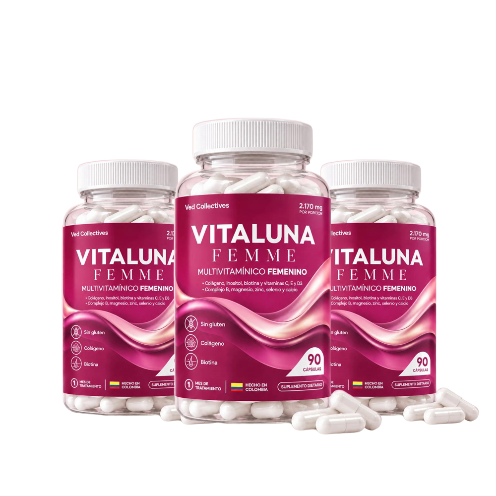 3 frascos de Vitaluna Femme